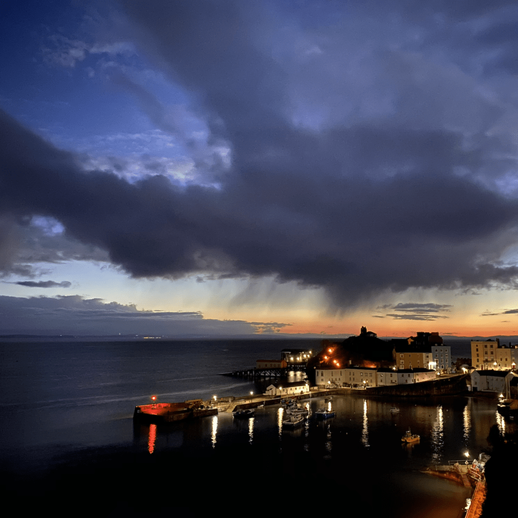 Dramatic Skyline over Tenby Harbour