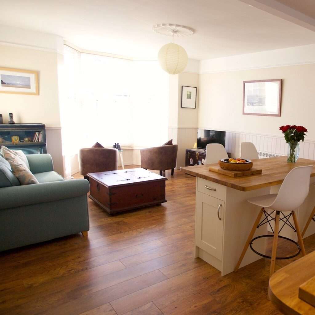 Living Room Bathed in Sunshine