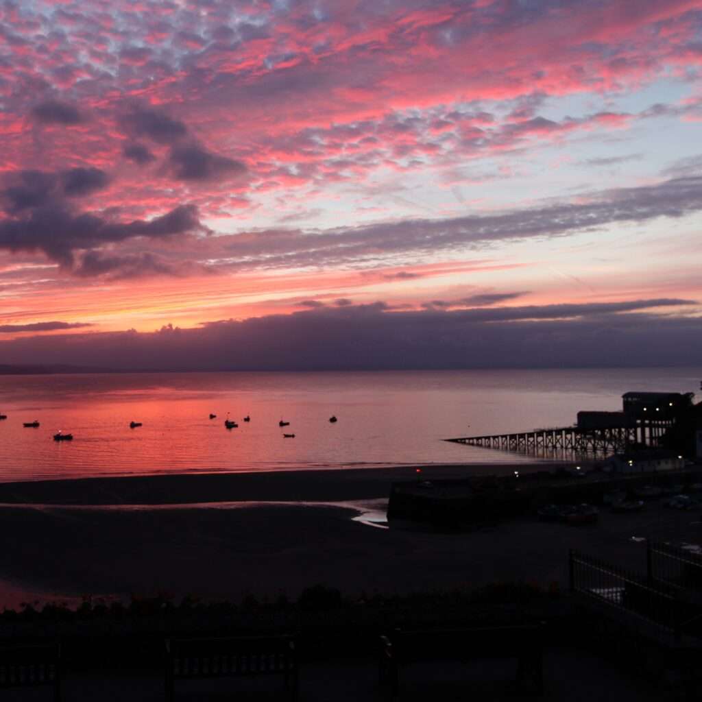 View over North Beach, Tenby