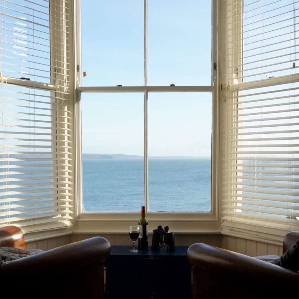 Tranquil Vista from the Grand Bay Window